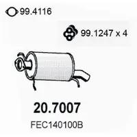 ASSO 20.7007 Einddemper