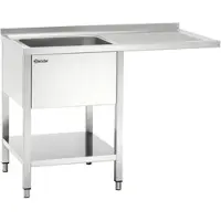 Bartscher Spoeltafel 700, spoelbak rechts, 120(B)x70(D)x85(H)cm