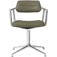 Vipp Bureaustoel Vipp453 Swivel Chair Bosco Leather / Glijdoppen
