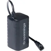 Spanninga Lampdeel thor samsung li-on accu oplaadbaar incl hoes - ZWART