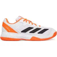Adidas Sportschoen 'Courtflash' oranje / zwart / wit