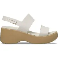 Crocs Sandaal beige / white denim