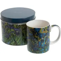 Vincent van Gogh Mok van gogh irisis - Mok in cadeaublik - aardewerk - - hoogte 9,5cm