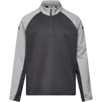Puma sportsweater grijs Jongens/Meisjes Polyester Opstaande kraag Meerkleurig - maat 116