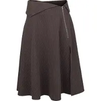 Killstar - Gothic Midirok - Nocturne Nights - Midnight Gaze Midi Skirt - XS tot XL - voor Vrouwen - bruin - Maat XS