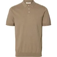 Selected Shirt 'SLHBerg' lichtbruin