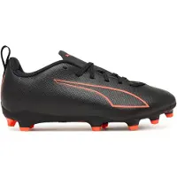 Puma Ultra 6 Play FG/AG Eclipse - Zwart/Rood Kids