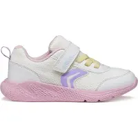 Geox Junioren Meisjes Sprintye Sneakers Wit/Roze