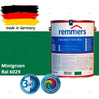 Remmers Induline T-670 PLUS Dekkende Houtbeits buiten – RAL 6029 Mintgroen – 5 L – Opvolger GW 310 Dekkend