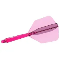 Cuesoul ROST 77 Transparent Pink Big Wing - Dart Flights