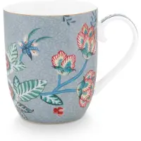 Pip studio Flower Festival Mokken - Koffiekopjes met Oor - Koffiemok - Servies set van 6 - 200ml