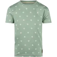 Koko Noko T-shirt groen Jongens Stretchkatoen Ronde hals All over print - maat 116