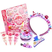 Gear2Play Decoden Magic - Deluxe: Think Pink Creations - Haaraccessoires Knutselset - Puffylijm, kralen en bedels
