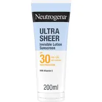 Neutrogena Ultra Sheer Body Invisible Hydrating Lotion Sunscreen SPF30