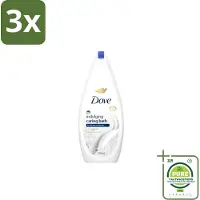 Dove 3 x – Badcrème – Indulging Cream – 720 ml - Grootverpakking - Badcrème - Badcrème 720 Ml - Badcrème Voor Huid - Badcrème Voor Zintuigen - Zachte Reiniging