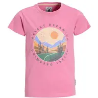 Me & My Monkey regular T-shirt Lily roze Meisjes Katoen Ronde hals Printopdruk - maat 170/176