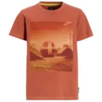 Me & My Monkey T-shirt oranje Jongens Katoen Ronde hals Printopdruk - maat 110/116