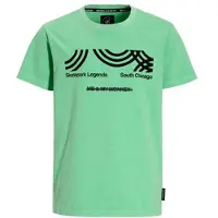 Me & My Monkey T-shirt met backprint groen Jongens Katoen Ronde hals Backprint - maat 146/152
