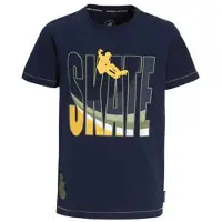 Me & My Monkey T-shirt donkerblauw Jongens Katoen Ronde hals Printopdruk - maat 110/116