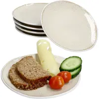 MamboCat 6-delig TZIA broodbordenset voor 6 personen van aardewerk - 24328087