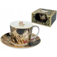 CARMANI Koffiekop met schotel - G. Klimt, De Kus ()