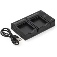123accu Leica BP-DC7 / BP-DC7E USB-C double slot oplader (4.2 V, 0.7A, huismerk)