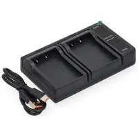 123accu Olympus BLS-5 / BLS-1 USB-C double slot oplader (8.4V, 0.7A, huismerk)