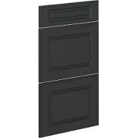 Vicco R-Line Keukenfront – 39.6 x 70.4 cm meubelfront voor de onderkast met lades Antraciet landhuis
