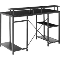 Beliani CADDO - Bureau - Zwart - MDF