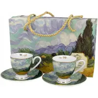 Van Gogh 2x Espresso Kopjes WHEAT FIELD Golden Line - Inspiratie