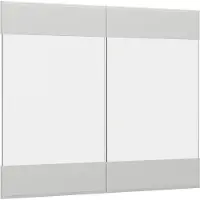 Vicco R-Line Keukenfront – 79.2 x 59 cm meubelfront voor de glazen hangkast Wit Landhuis