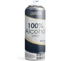 Delight 100% Alcohol Spray - 300ml - Reinigend & Ontvetten - Sneldrogend - Voor Elektronica Onderhoud - Niet Geschikt Voor Huid of Consumptie [17289B]