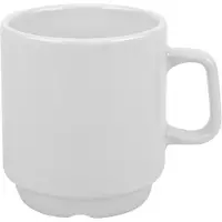 Lubiana Hoge Mok 200 ml Hel - Stapelbaar & Vaatwasmachinebestendig