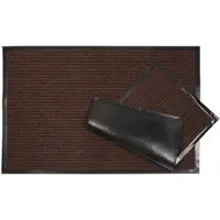 Palermo Merkloos Antislip Deurmat Bruin 50x80 cm - Absorberend en Duurzaam