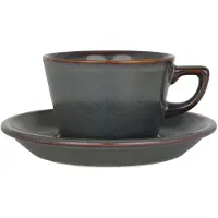 Bonna Gloire - Koffie kopjes & schotel - 250 cc - Porselein - set van 6