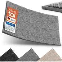 Blumtal Deurmat Thora - Schoonloopmat Microvezel - Antislip 60x90 cm - Grijs
