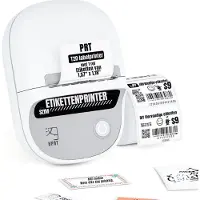 Aura Labelmaker - Laberprinter - Draagbare Laberprinter - Wit- 13cm x 10cm x 7cm