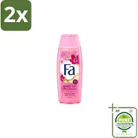 Fa – Douchegel – Magic Oil Pink Jasmine – 250 ml - Voordeelverpakking - 2 stuks - Douchegel - Roze jasmijn