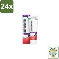 Parodontax Tandpasta bij Bloedend Tandvlees Ultra Clean 75 ml - Voordeelverpakking - 24 stuks - Tandvleesbescherming - Tandplak