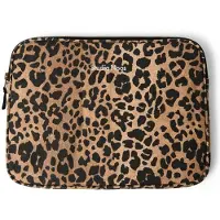 Studio Noos 13 inch Leopard laptopsleeve bruin Laptoptas Dames Katoen