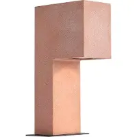 QAZQA Modern buiten paaltje terracotta 35cm IP44 - Pompei