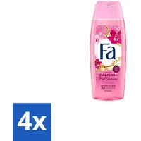 Fa – Douchegel – Magic Oil Pink Jasmine – 250 ml - Voordeelverpakking - 4 stuks