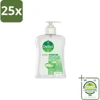 Dettol 25 x Handzeep Hydraterend Aloë Vera 250 ml - Grootverpakking - Handzeep - Antibacteriële Handzeep - Aloë Vera Handzeep - Hygiëne - Handhygiëne