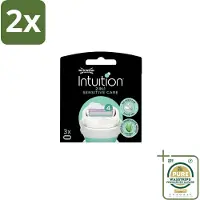 Wilkinson Sword Wilkinson – Scheermesjes – Intuition Dry Skin Sensitive Care – 3 Scheermesjes - Voordeelverpakking - 2 stuks - Aloe vera scheermesjes - Vitamine E scheermesjes
