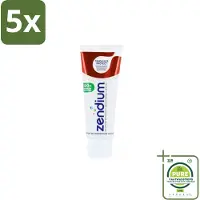 Zendium 5 x – Tandpasta – Tandvlees Protect – 75 ml - Grootverpakking - Tandvleesbescherming - Gevoelig Tandvlees - Natuurlijke Tandpasta - Mondgezondheid - Fluoride