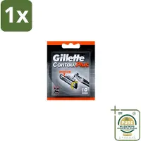 Gillette 1 x Contour Plus – Wegwerpscheermesjes – 10 mesjes- Scheermesjes - Scheermes - Scheersysteem - Scheerbeurt - Huidcomfort