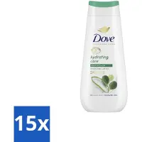 Dove – Douchecrème – Hydrating Care – 225 ml - Bulkverpakking - 15 stuks