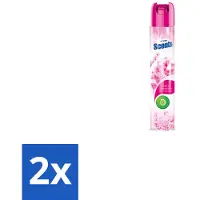 At Home – Luchtverfrisser Spray – Cherry Blossom – Fris Bloemig - 400 ml - Voordeelverpakking - 2 stuks