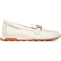 Hispanitas Dames Off-white Zinnia slippers (39), Leer, Wit, Plat, Geen, Casual HV264662