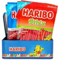 Haribo Strawberry en Swirly Stixx collection box - 640g